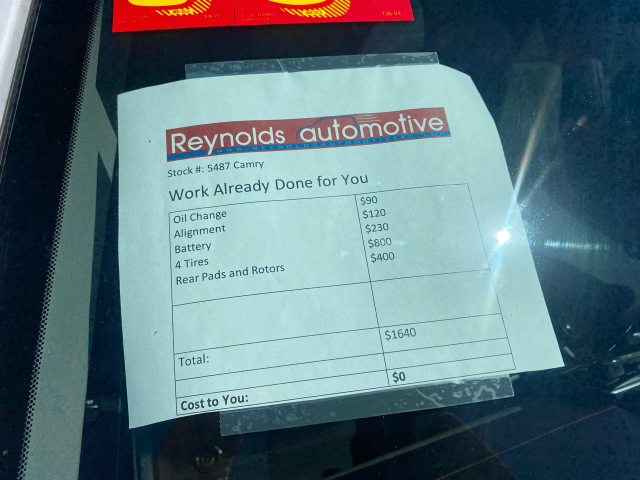 Toyota Camry SE 2017