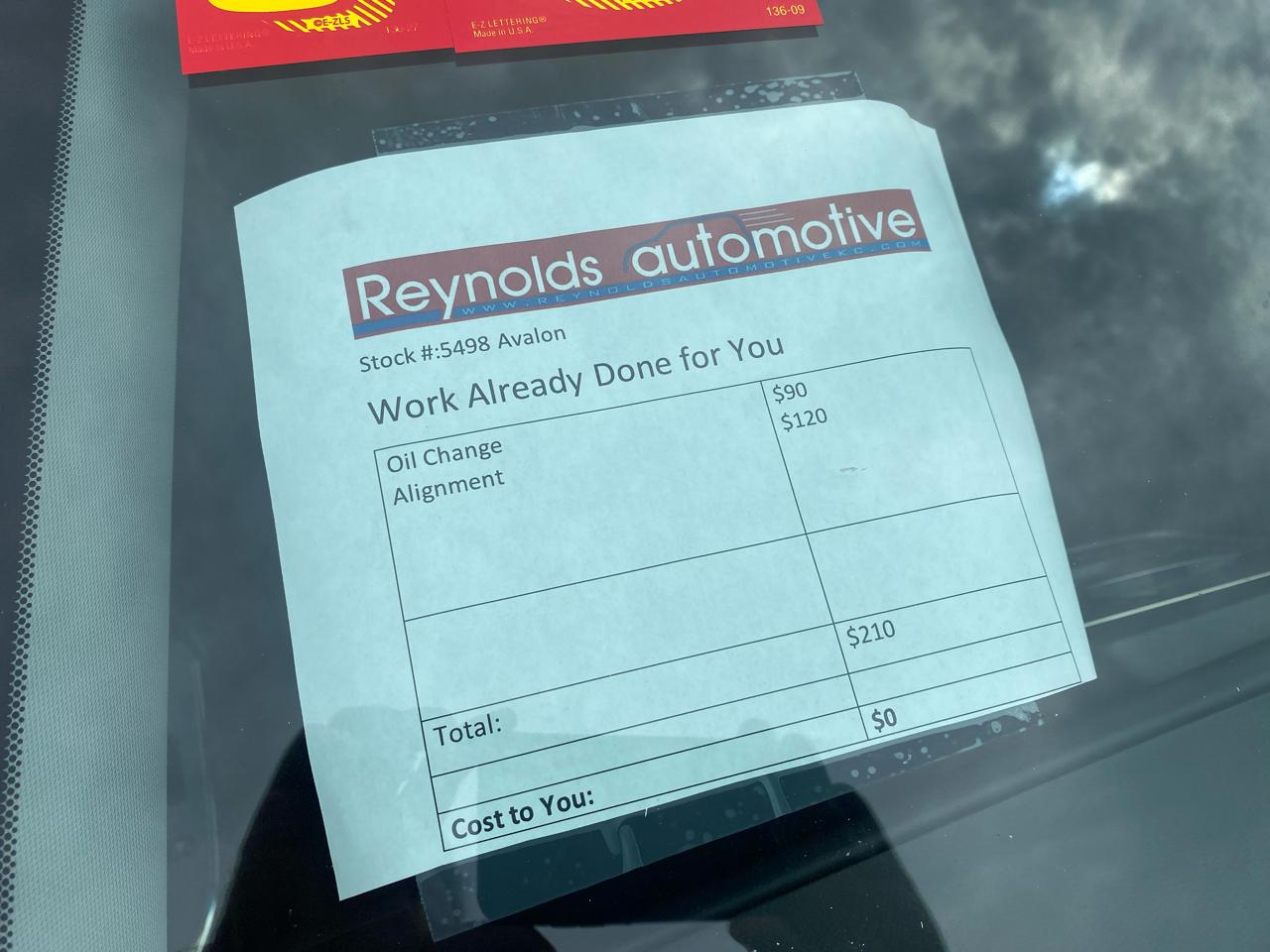 Toyota Avalon Hybrid 4dr Sdn XLE Premium (Natl) 2016