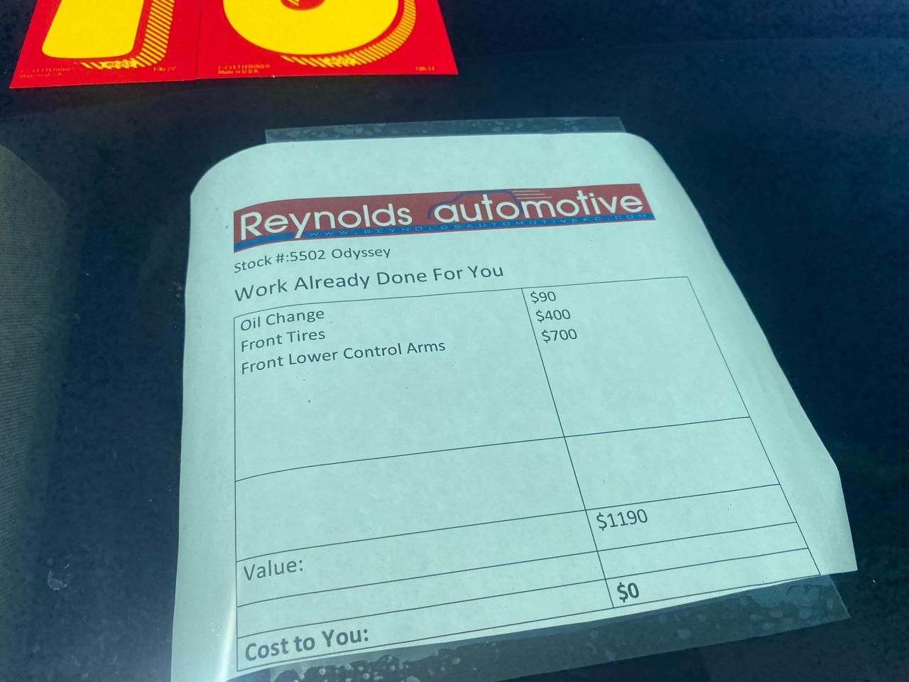 Honda Odyssey EX Auto 2018