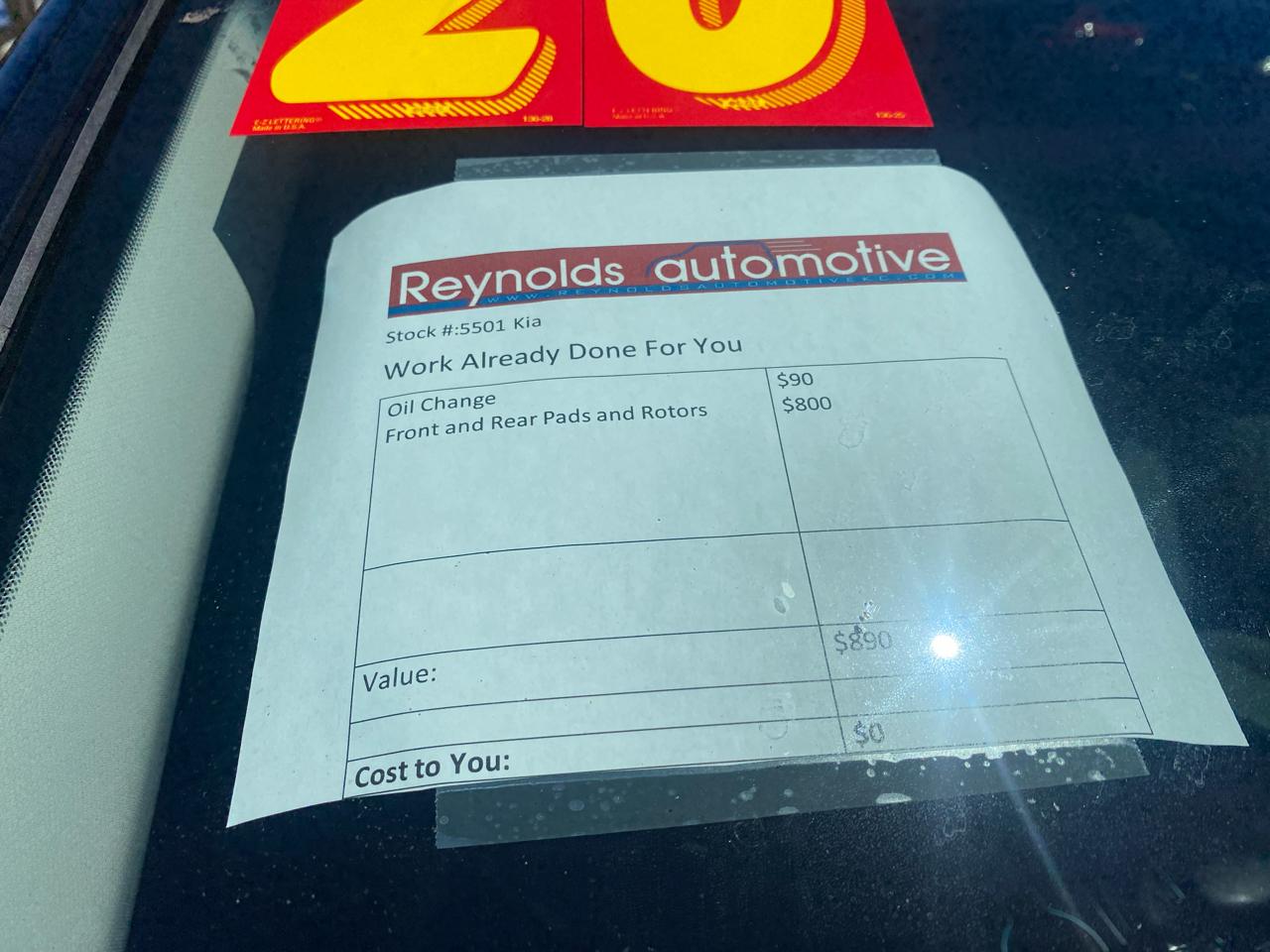 Kia Sorento L FWD 2020