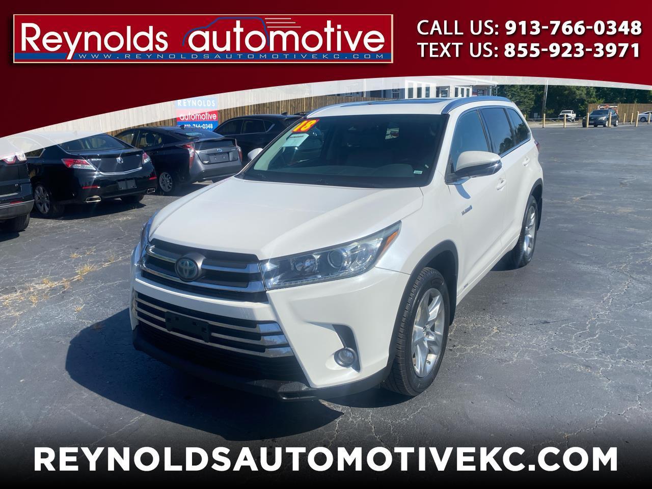 2018 Toyota Highlander Hybrid Limited V6 AWD (Natl)