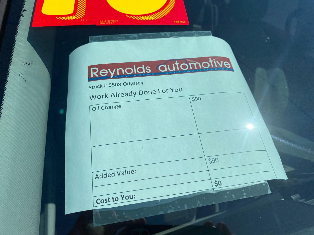 Honda Odyssey Elite Auto 2018