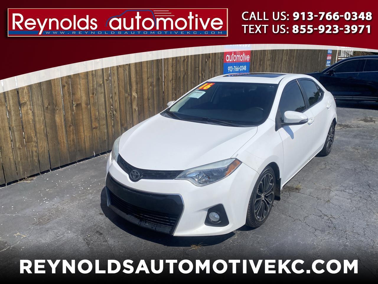 2016 Toyota Corolla 4dr Sdn CVT S w/Special Edition Pkg (Natl)
