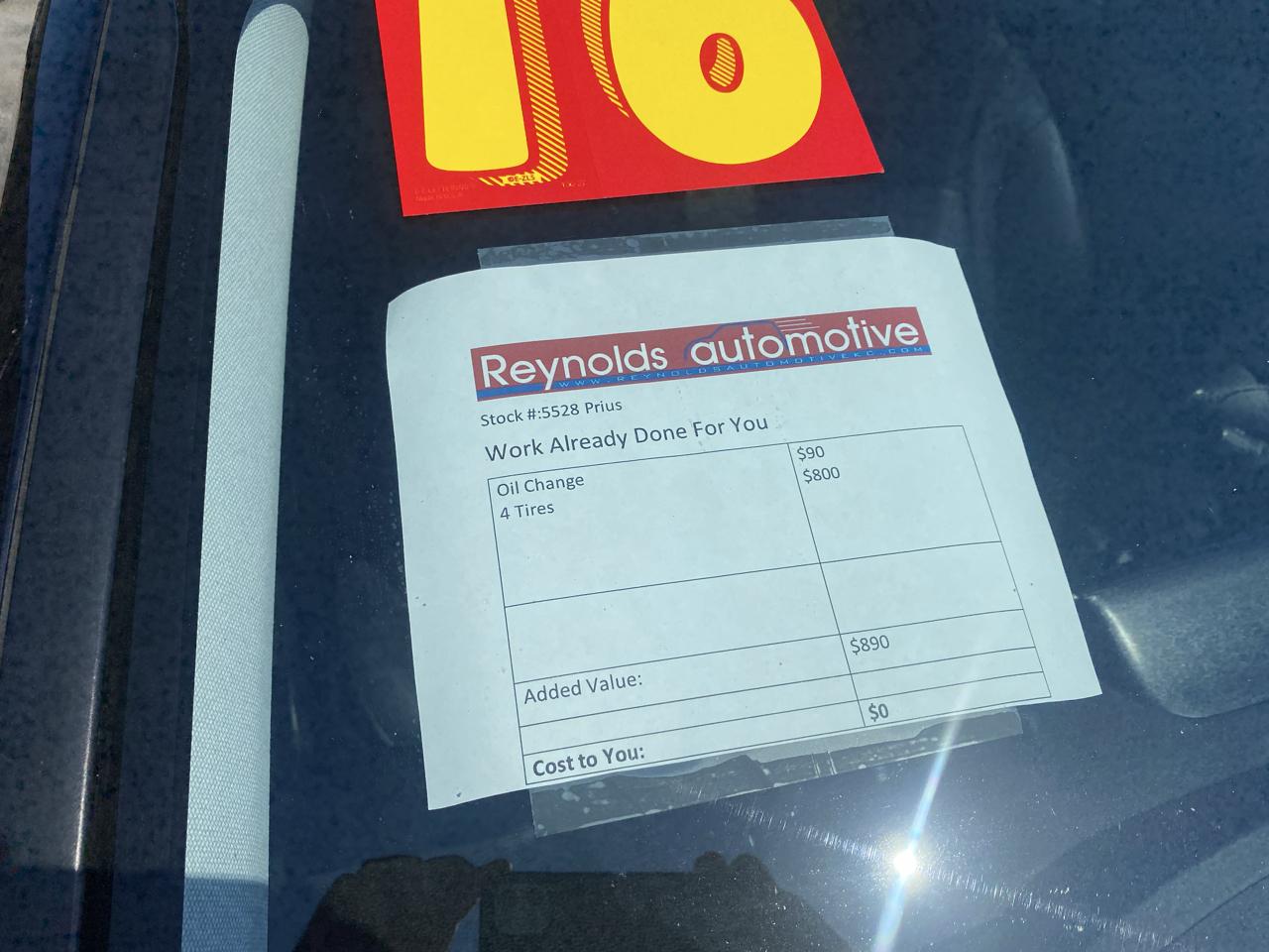 Toyota Prius 5dr HB Three Touring (Natl) 2016
