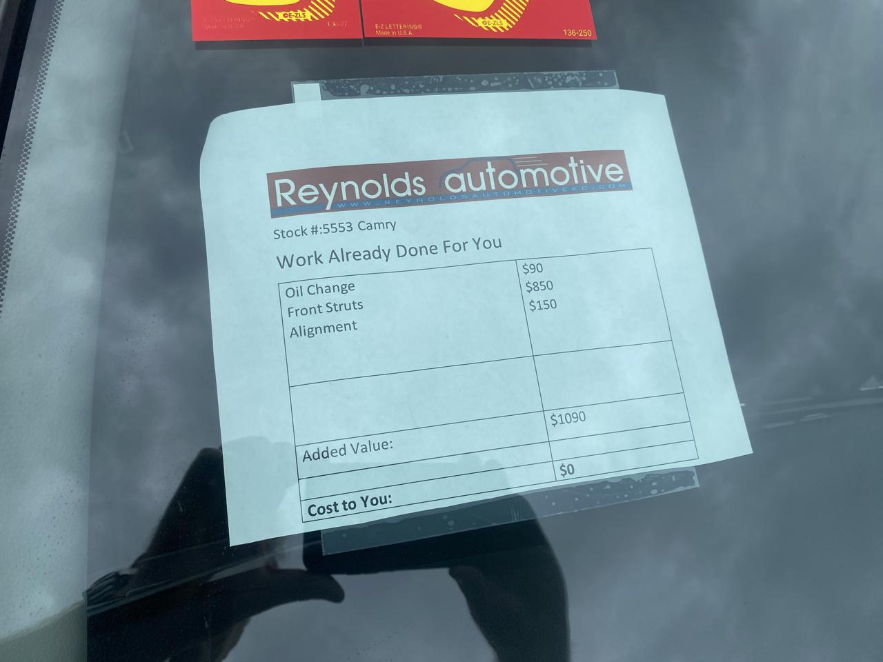 Toyota Camry XLE Auto (Natl) 2019