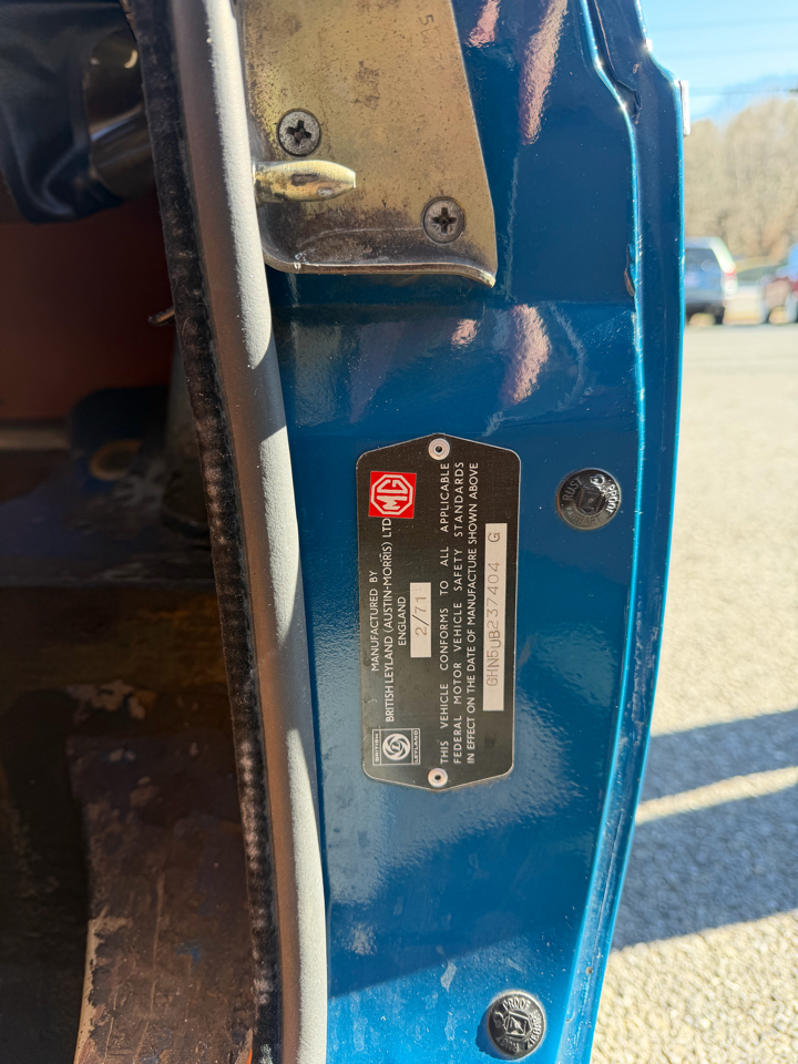 MGB Convertible  1971