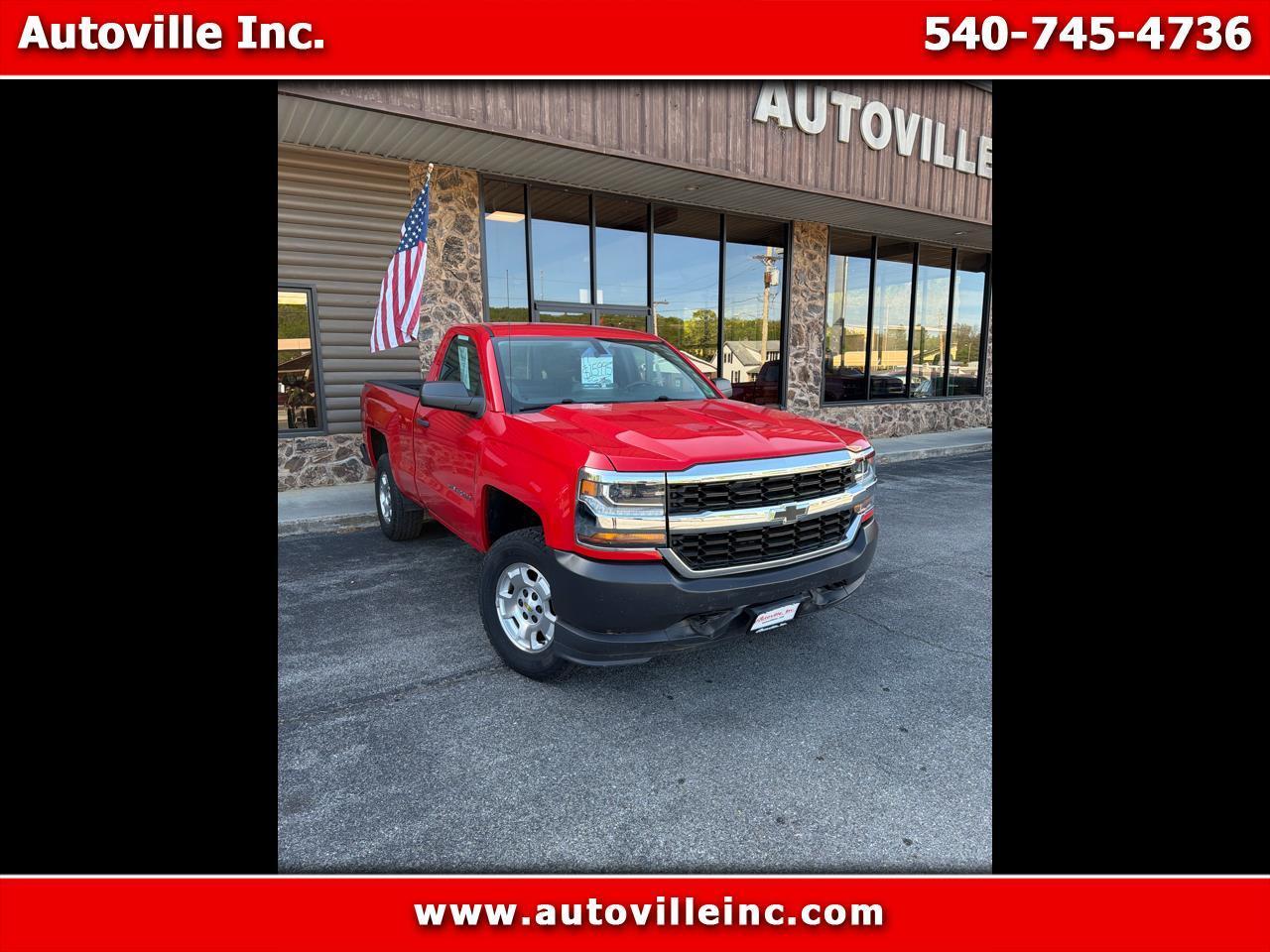 2017 Chevrolet Silverado 1500 4WD Reg Cab 119.0" Work Truck