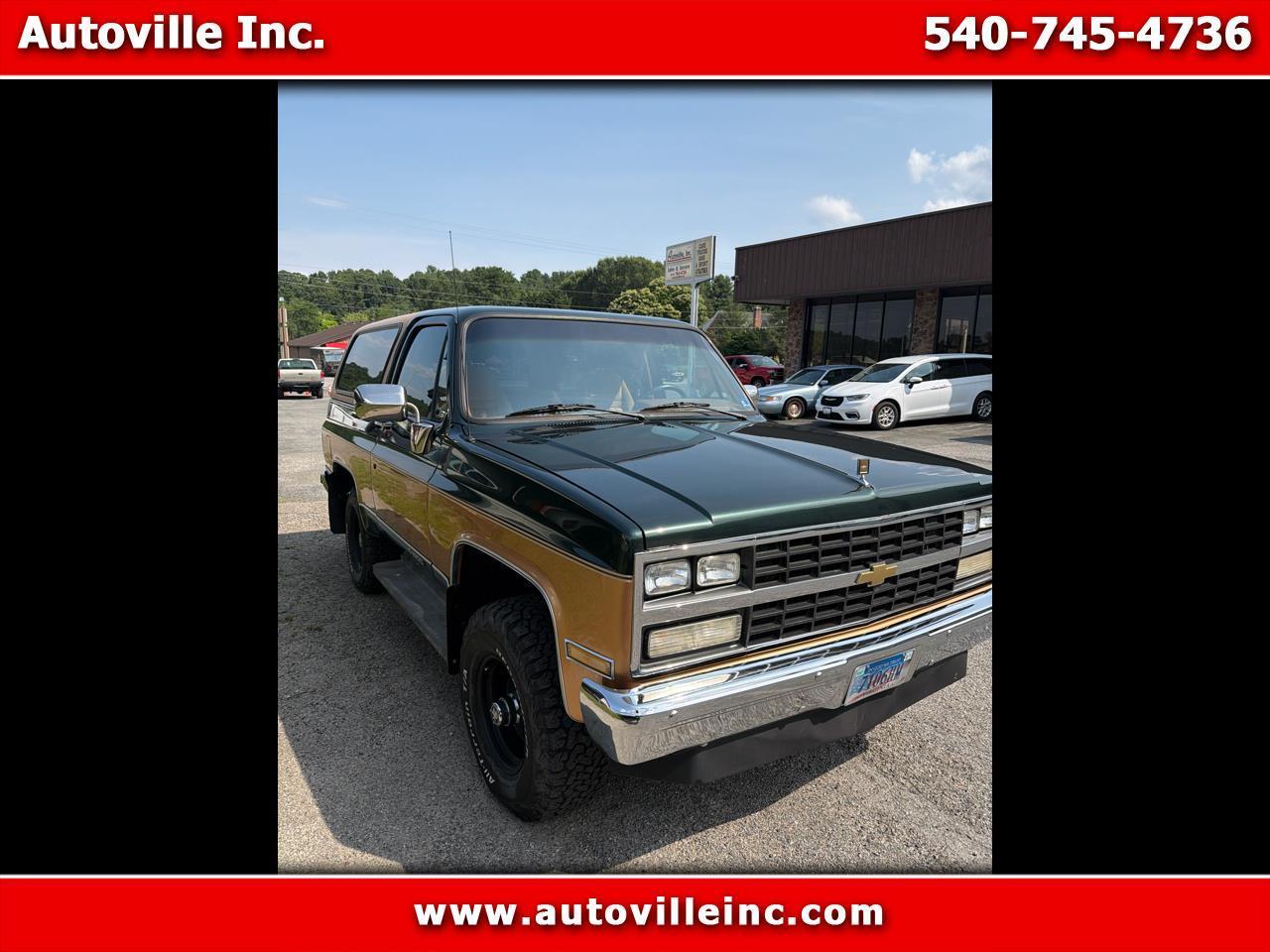 Chevrolet Blazer 2dr 4WD 1989
