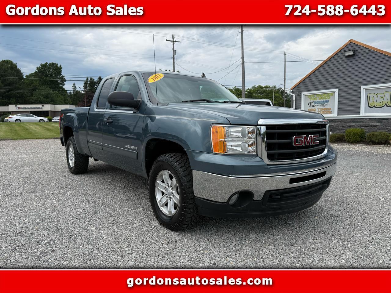 GMC Sierra 1500 SLE Ext. Cab 4WD 2011