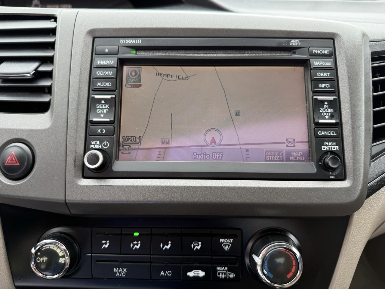 Honda Civic EX-L Sedan 5-Speed AT 2012