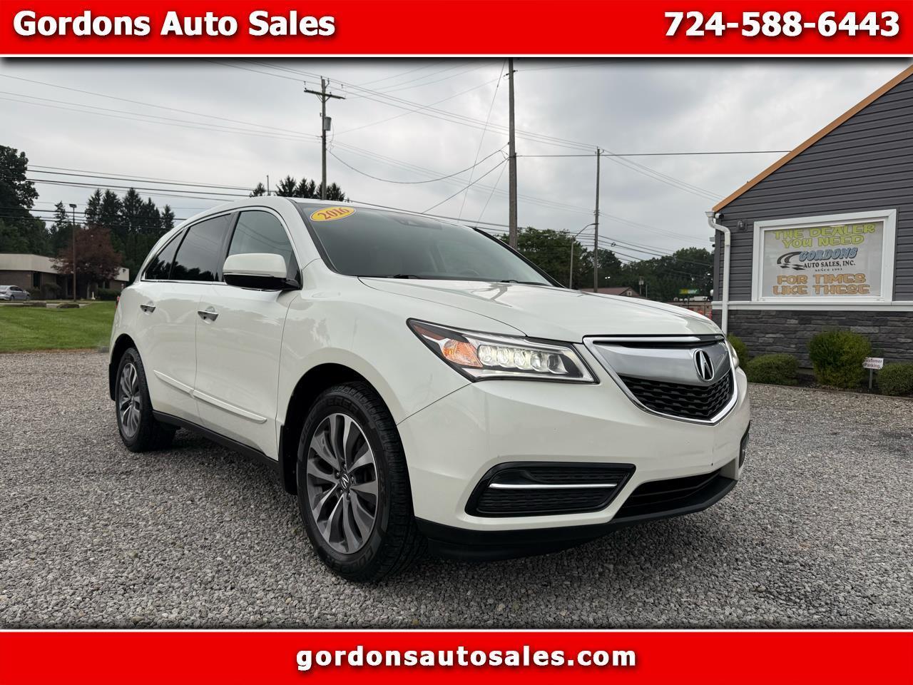 2016 Acura MDX SH-AWD 9-Spd AT w/Tech Package