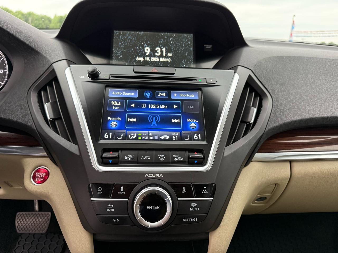 Acura MDX SH-AWD 9-Spd AT w/Tech Package 2016