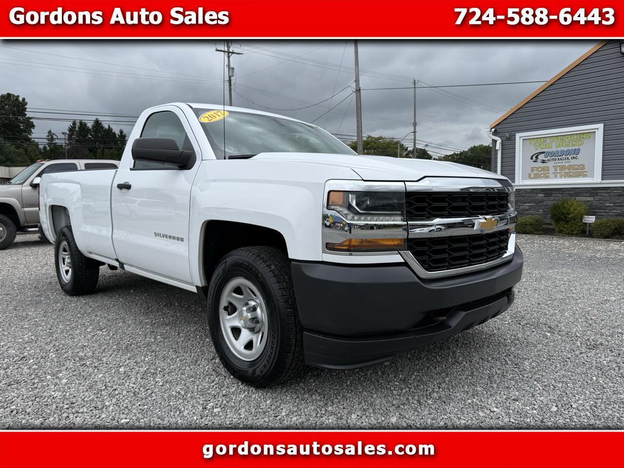 2017 Chevrolet Silverado 1500 Work Truck Long Bed 4WD