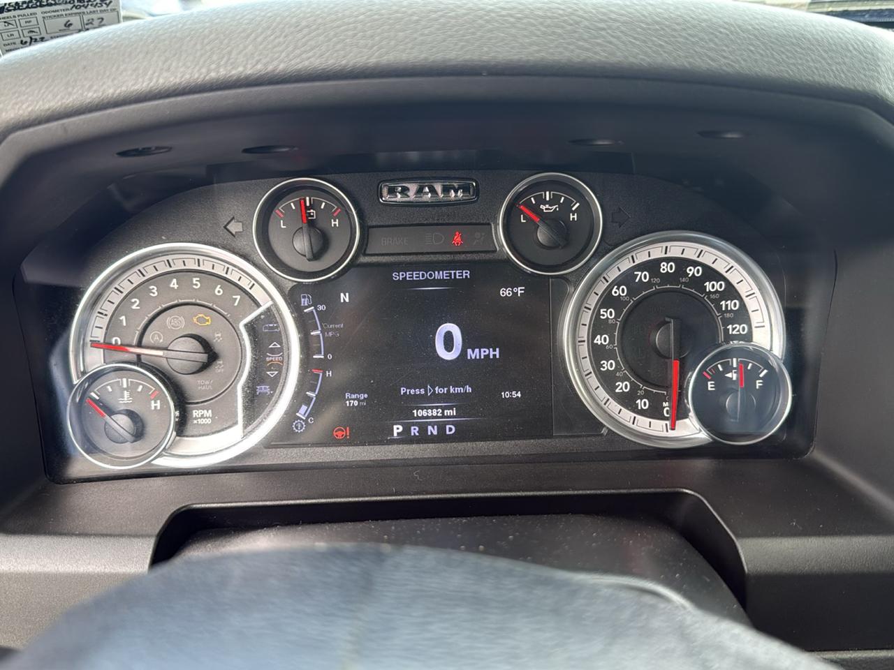 RAM 1500 Big Horn 4x4 Crew Cab 5'7" Box 2014