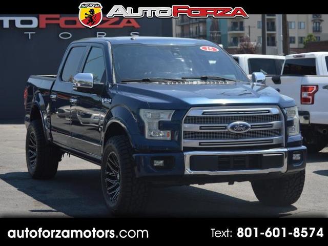 Blue 2015 Ford F-150 Pickup Truck 4X2 Automatic
