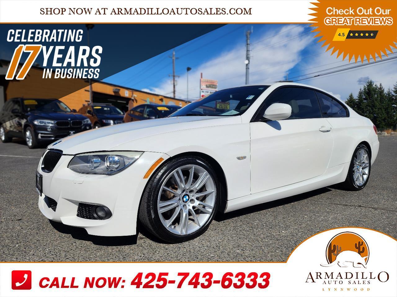 White 2011 BMW 3 Series Coupe Rear-Wheel Drive Automatic