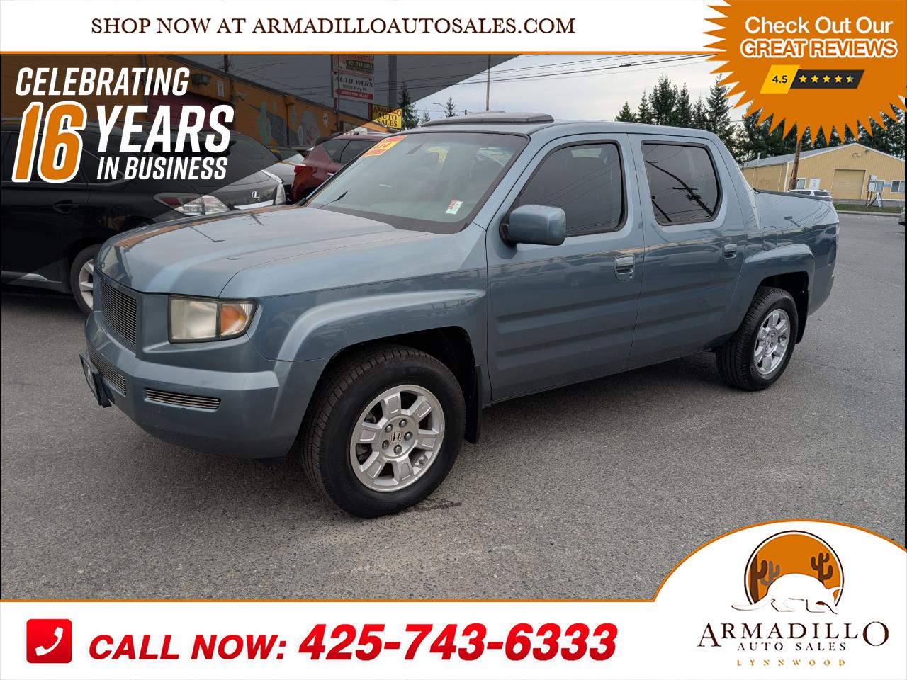 2008 Honda Ridgeline RTL Crew Cab AWD