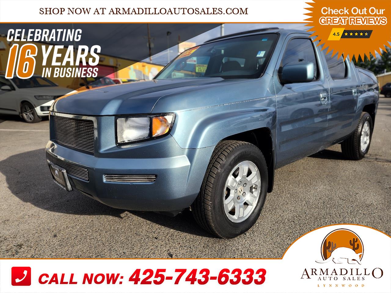 2008 Honda Ridgeline RTL Crew Cab AWD