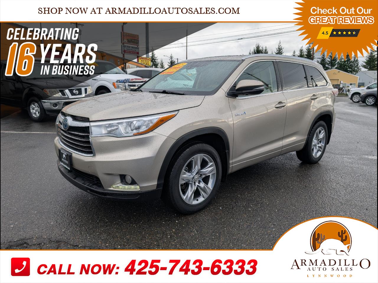 2015 Toyota Highlander Hybrid Limited Platinum AWD