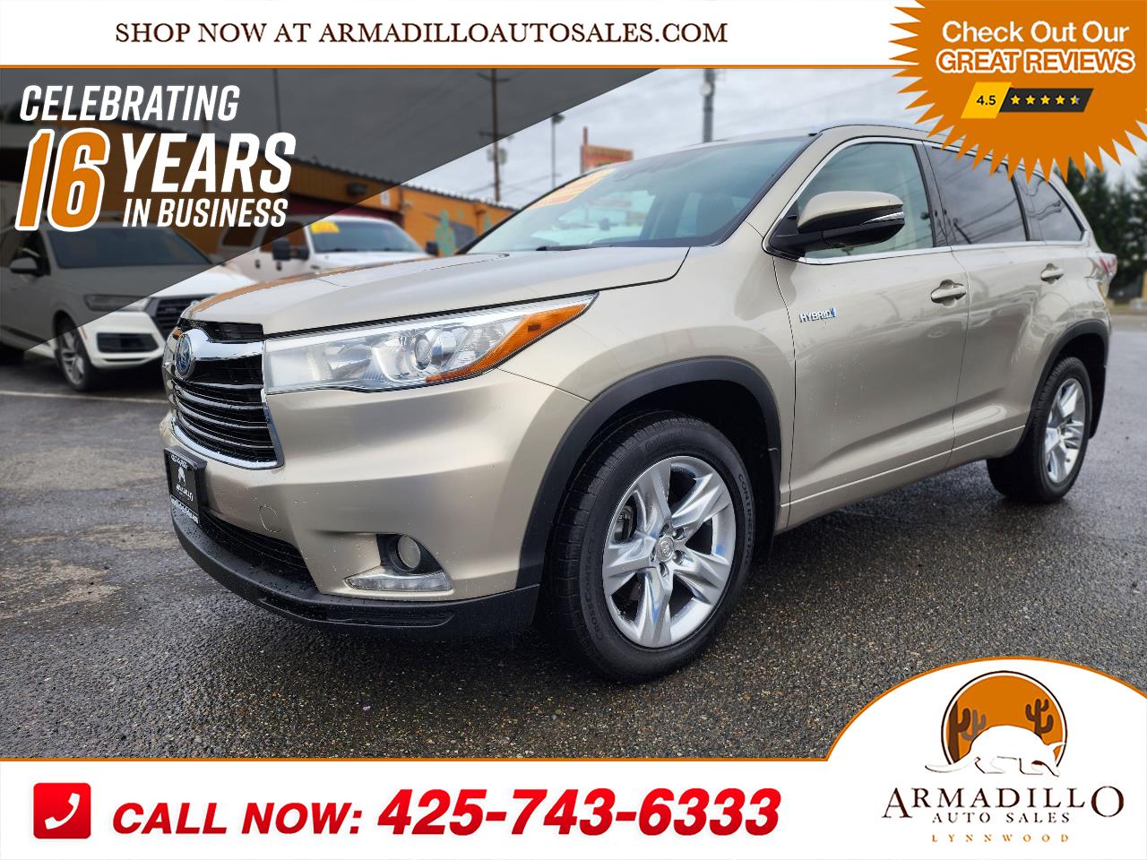 2015 Toyota Highlander Hybrid Limited Platinum AWD
