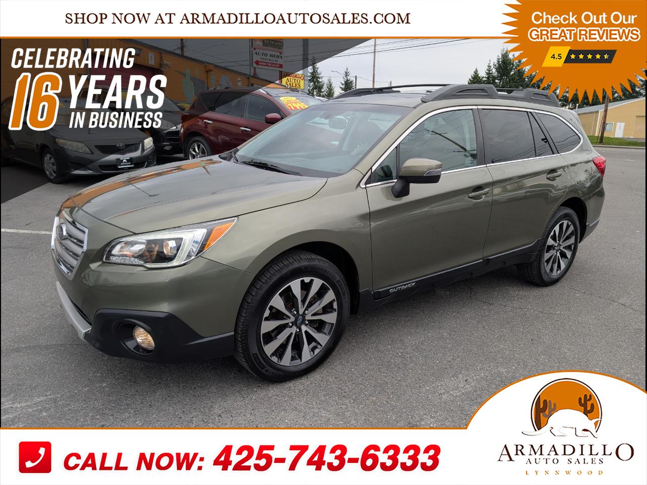 Subaru Outback 2.5i Limited 2016