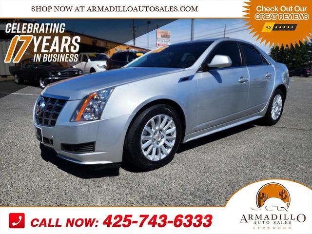 Silver 2013 Cadillac CTS 3.0L Luxury AWD Sedan All-Wheel Drive Automatic