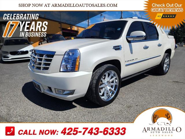 Pearl White 2007 Cadillac Escalade EXT Pickup Truck All-Wheel Drive Automatic