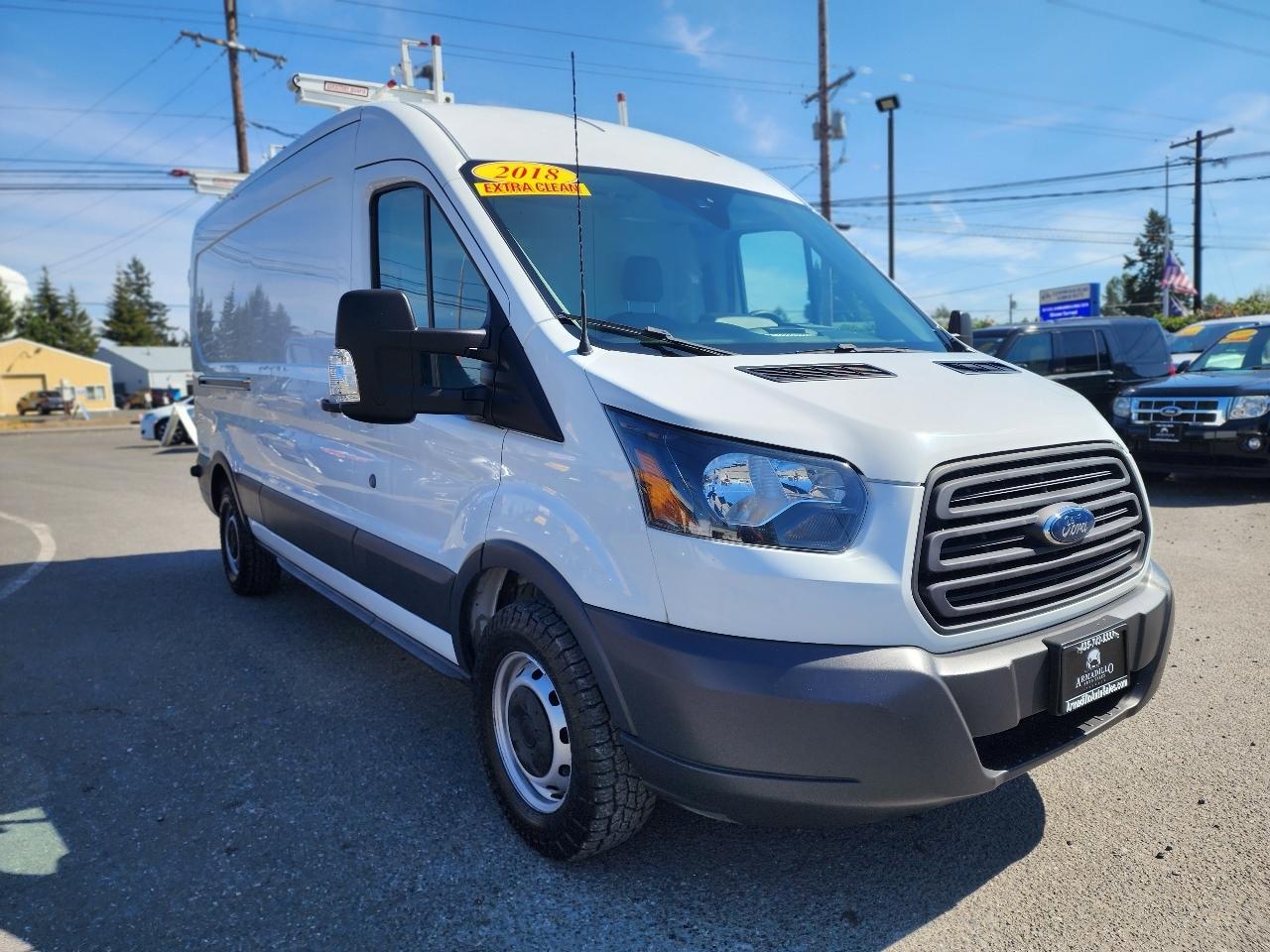 Ford Transit Van T-250 148" Med Rf 9000 GVWR Sliding RH Dr 2018