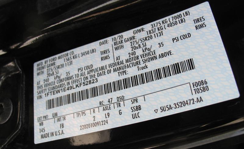 Ford F-150 XLT SuperCrew 5.5-ft. Bed 4WD 2020