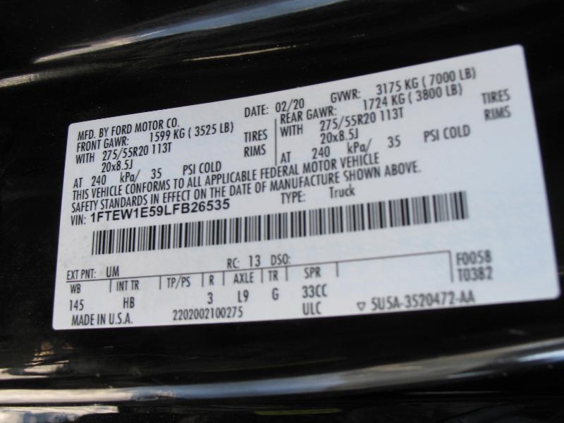 Ford F-150 Lariat SuperCrew 5.5-ft. Bed 4WD 2020