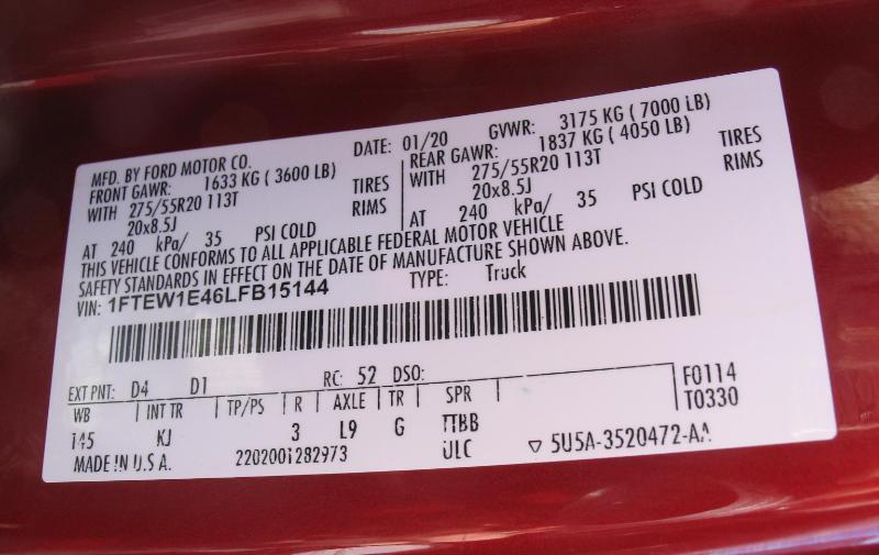 Ford F-150 King-Ranch SuperCrew 5.5-ft. 4WD 2020