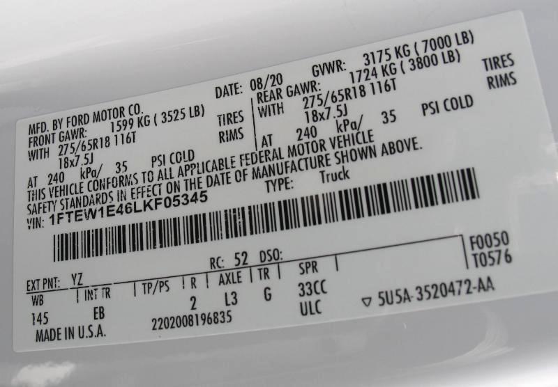 Ford F-150 Lariat SuperCrew 5.5-ft. Bed 4WD 2020