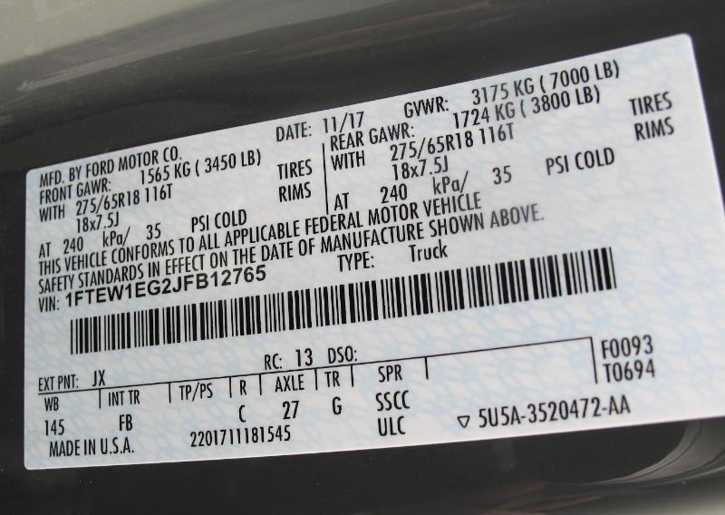 Ford F-150 XLT SuperCrew 5.5-ft. Bed 4WD 2018