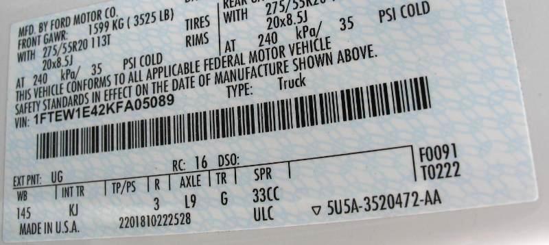 Ford F-150 King-Ranch SuperCrew 5.5-ft. 4WD 2019