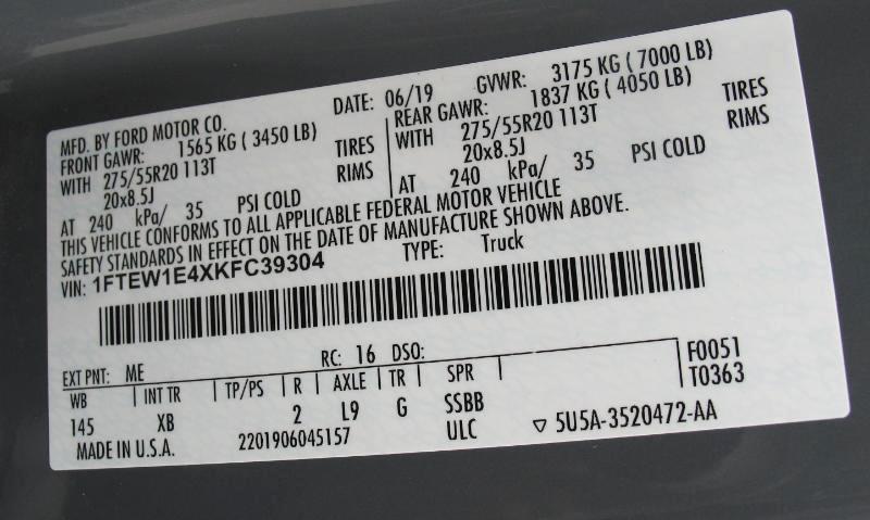 Ford F-150 XLT SuperCrew 5.5-ft. Bed 4WD 2019