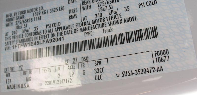 Ford F-150 XLT SuperCrew 6.5-ft. Bed 4WD 2020