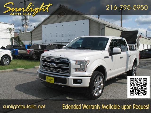 Pearl White 2017 Ford F-150 Pickup Truck Four-Wheel Drive