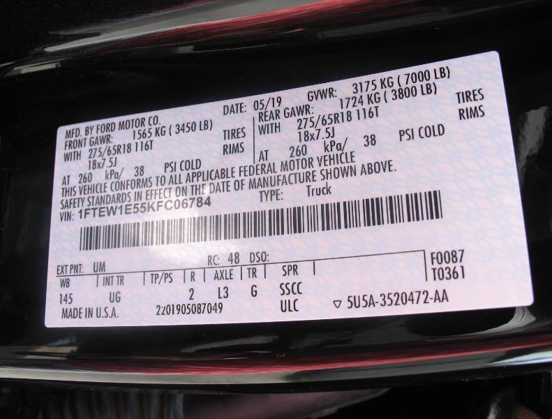 Ford F-150 XLT SuperCrew 5.5-ft. Bed 4WD 2019