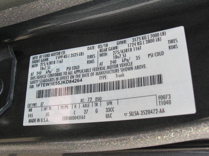 Ford F-150 Lariat SuperCrew 5.5-ft. Bed 4WD 2018