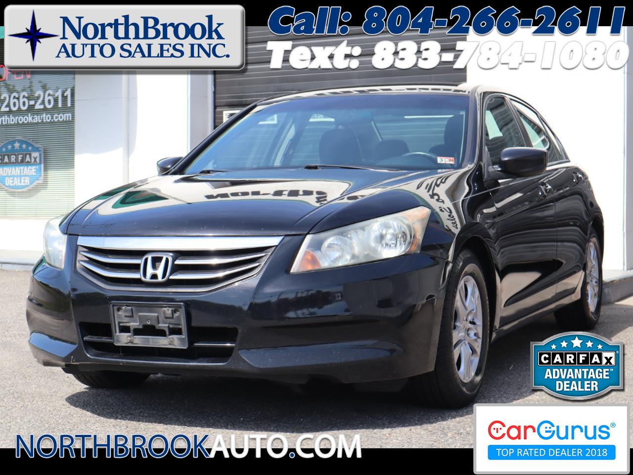 Used 2012 Honda Accord Sdn 4dr I4 Auto SE for Sale in Richmond VA 23060