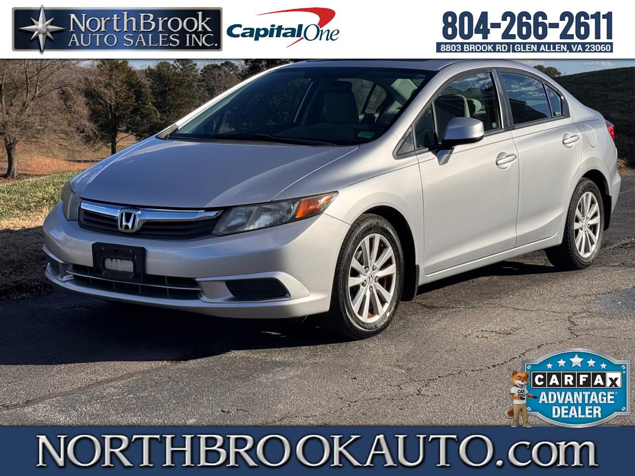 2012 Honda Civic Sdn 4dr Auto EX