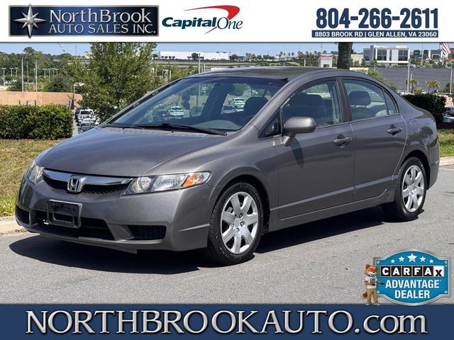 Urban Titanium Metallic 2009 Honda Civic LX Sedan Front-Wheel Drive Automatic