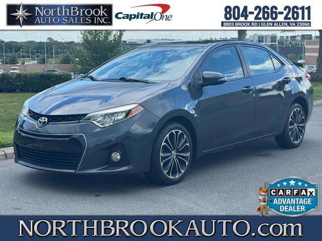 Dark Blue 2014 Toyota Corolla Sedan Front-Wheel Drive Automatic