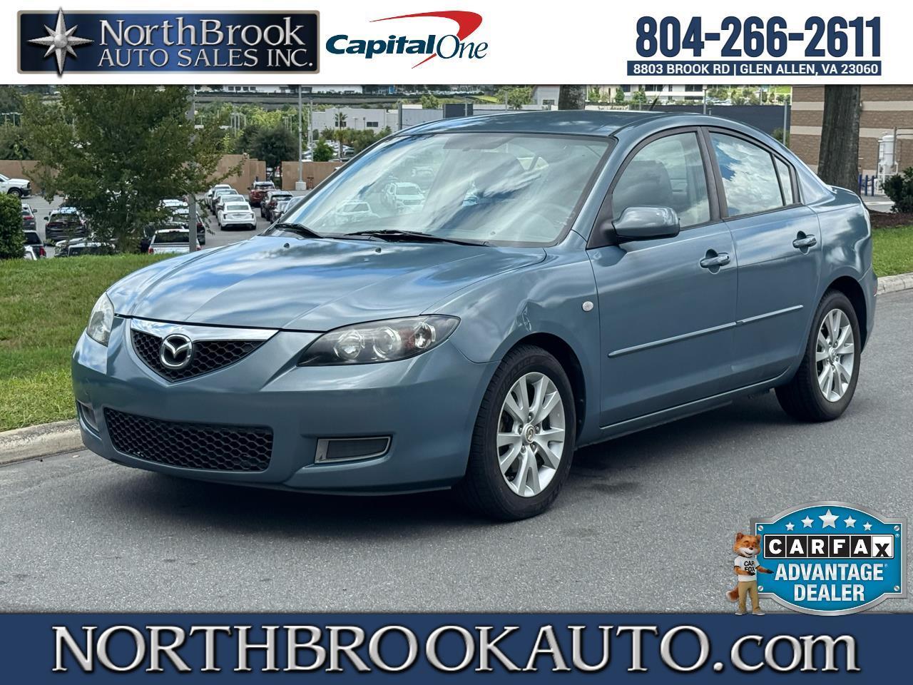 Gray 2008 Mazda MAZDA3 Sedan Front-Wheel Drive Automatic