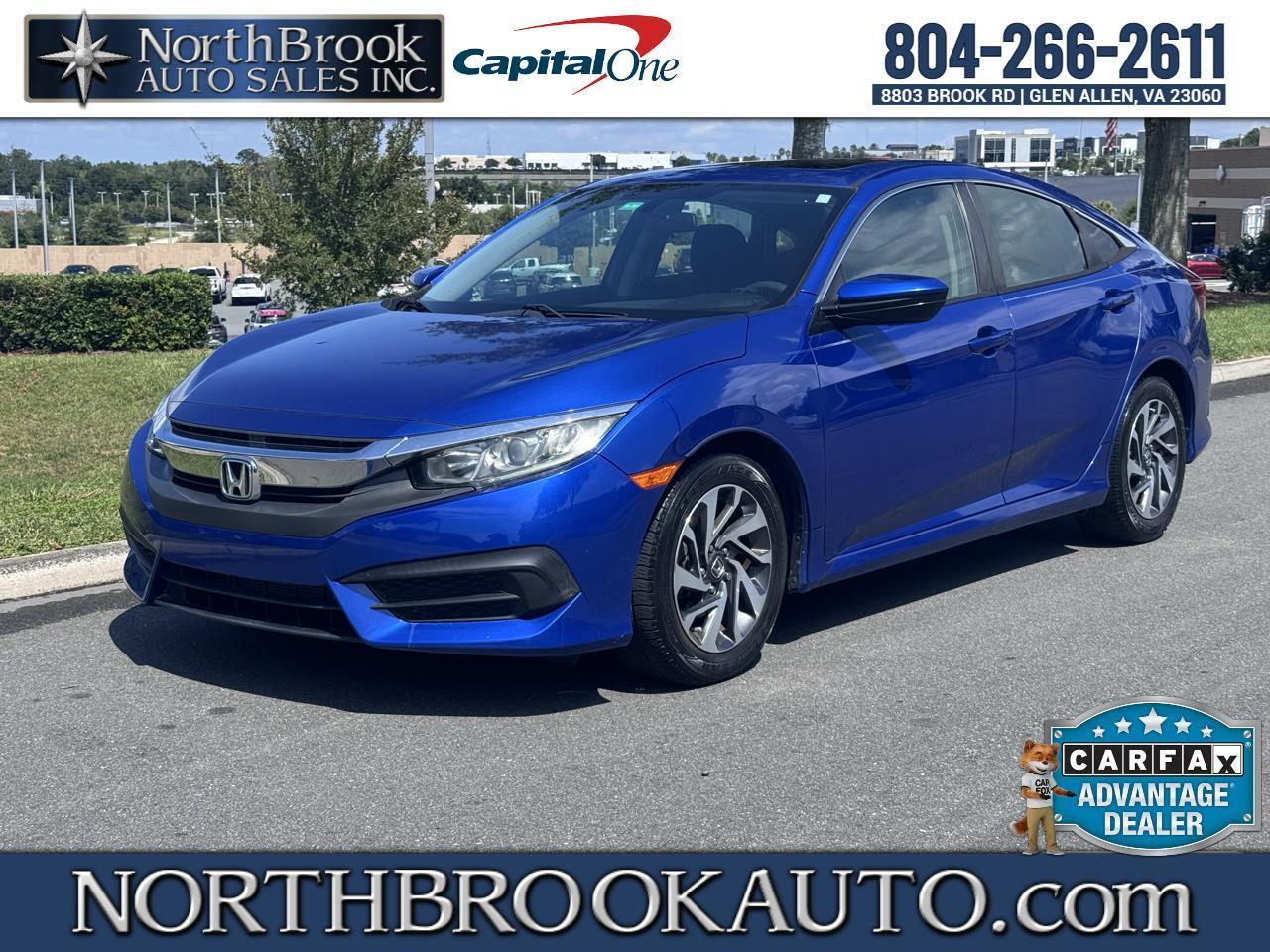 2016 Honda Civic Sedan 4dr CVT EX