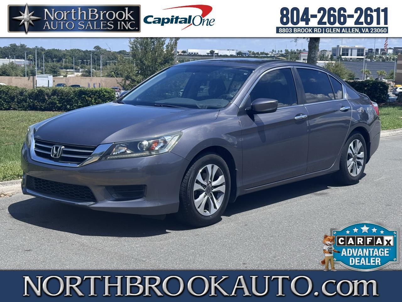 Black (Charcoal) 2015 Honda Accord Sedan Front-Wheel Drive 