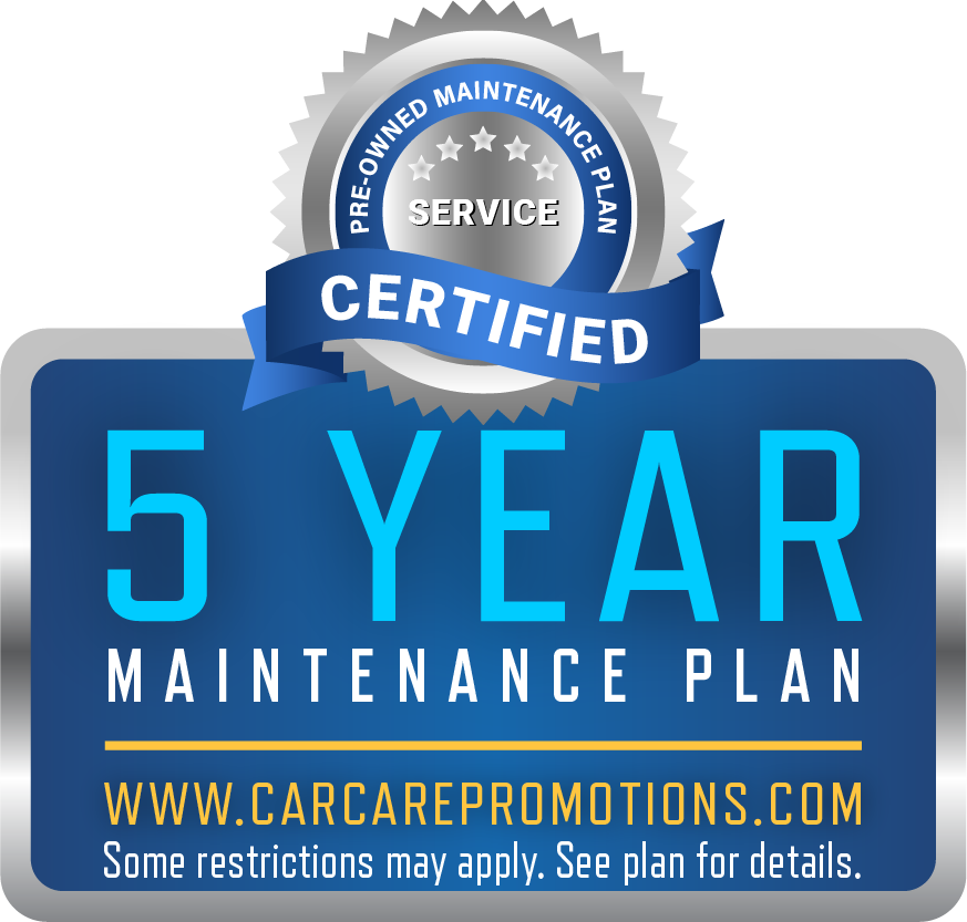 5 year maintenance plan certified service logo