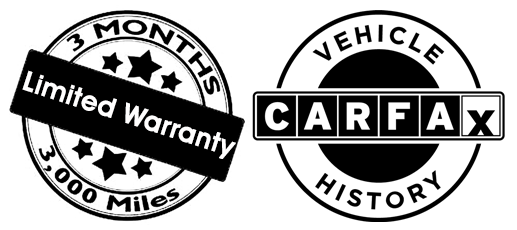 3 Month Limited Warranty, CarFax Vehicle History Images
