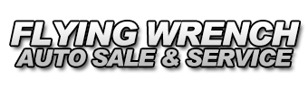 Flying Wrench Auto Sale and Service Logo