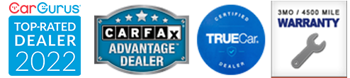 CarGurus/CarFax/TrueCar/Warranty Logos